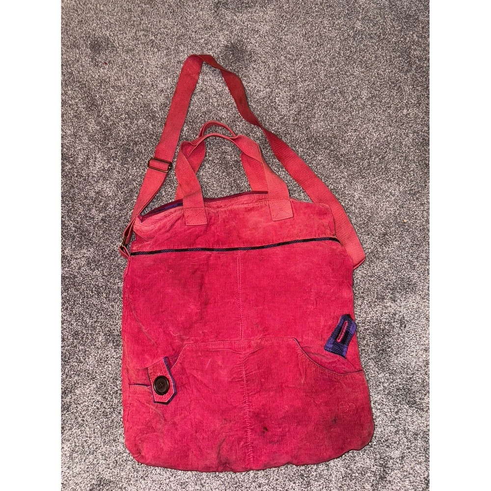 VTG‎ OP Red Corduroy Shoulder Bag